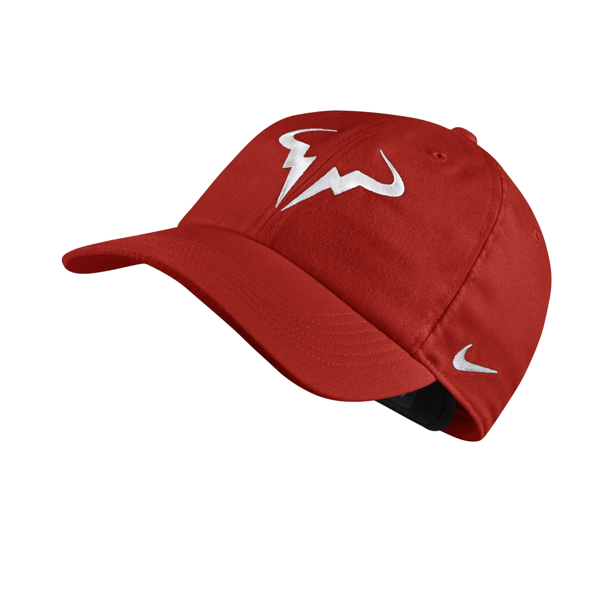 Nike AeroBill Rafa Heritage86 hat in Habanero Red w/White [850666-634] from the Fall 2018 tennis collection